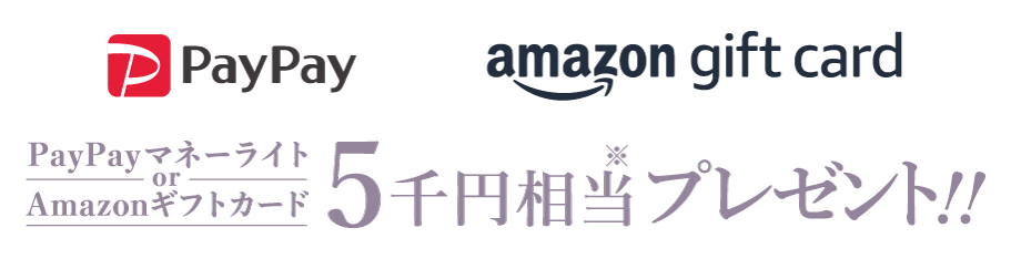 PayPayマネーライト Amazonギフトカード　5千円相当プレゼント